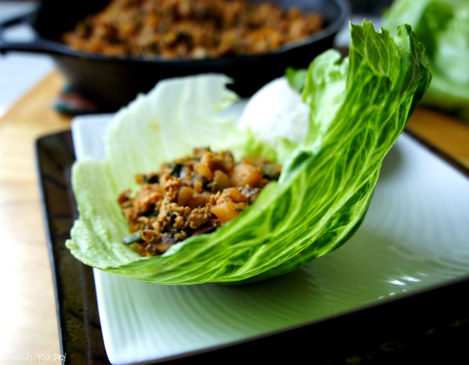 Chinese Chicken Lettuce Wraps I Wash... You Dry