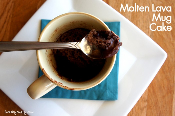 Molten Lava Mug Cake