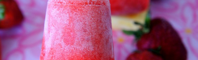 strawberry pineapple popsicle