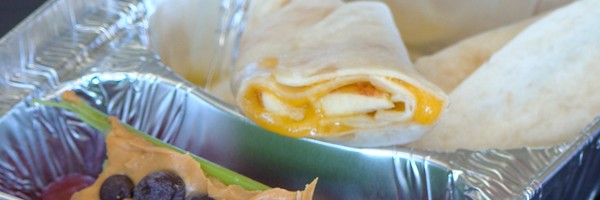 Ants on a Log and Apple Cheddar Quesadillas