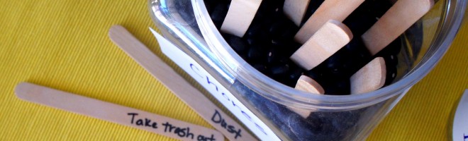 Easy Chore Jar with Popsicle Sticks