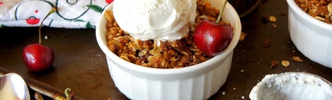 Sweet Cherry Crisp