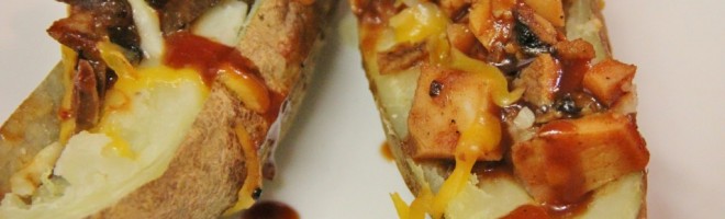 Loaded BBQ Potato Skins