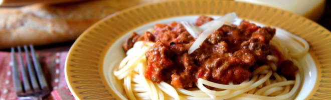 Pasta Bolognese Sauce