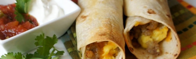 Sausage Egg Flautas