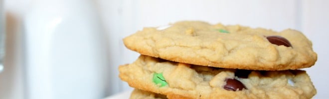 Coconut M&M Cookies