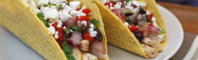 Greek Chicken Tacos