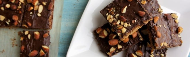 Oats 'n' Toffee Chocolate Squares