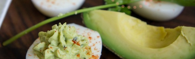 Guacamole Deviled Eggs