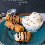 Birthday Cake Egg Rolls