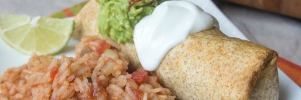 Chicken and Avocado Baked Burritos