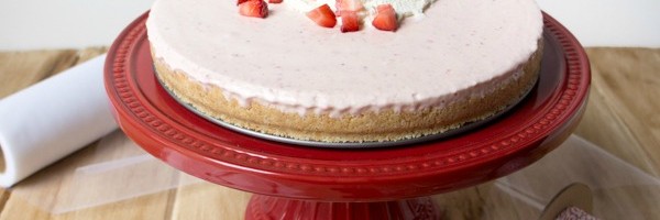 Strawberry Cheesecake Ice Cream Cake