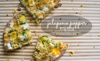 Jalapeño Popper Pita Pizza