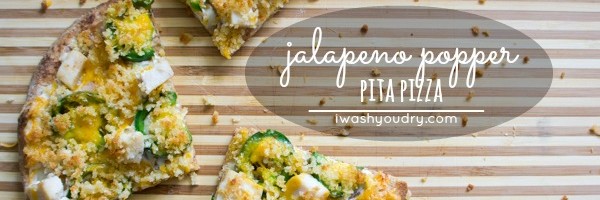 Jalapeño Popper Pita Pizza