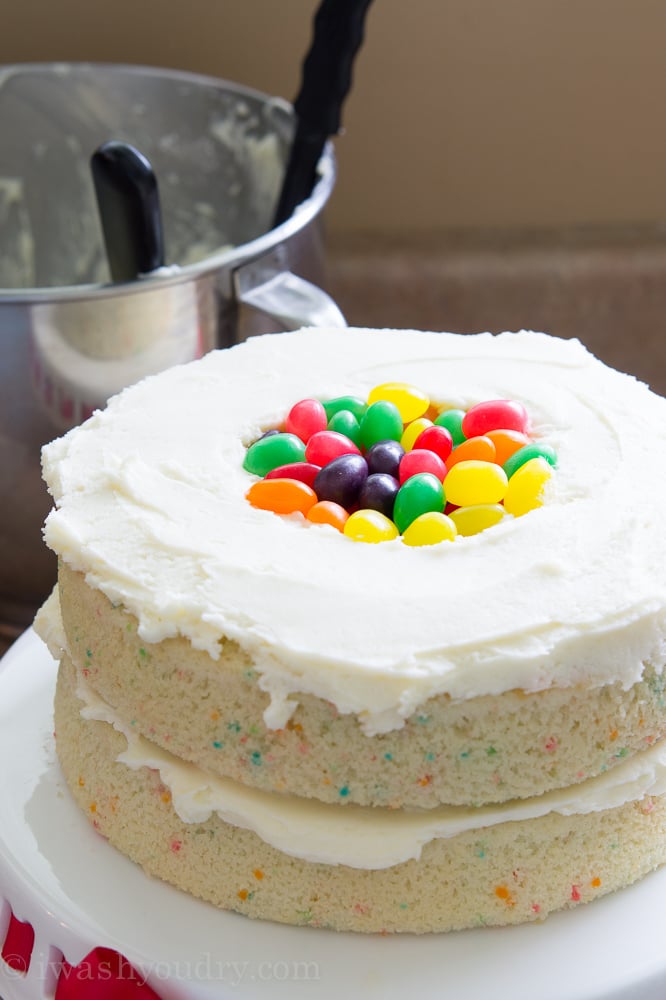 Surprise Inside Rainbow Cake - I Wash... You Dry