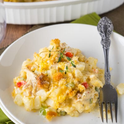 Creamy Chicken Rice Casserole I Wash You Dry