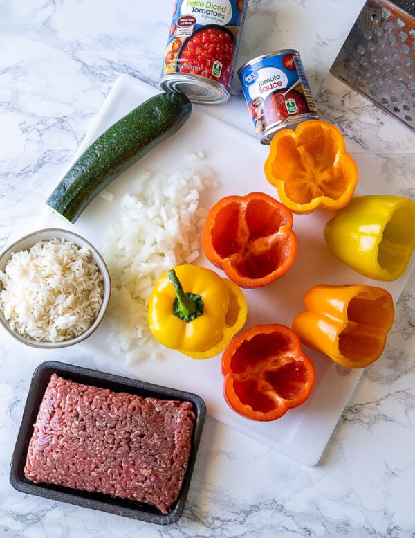 Easy Stuffed Peppers Recipe I Wash You Dry