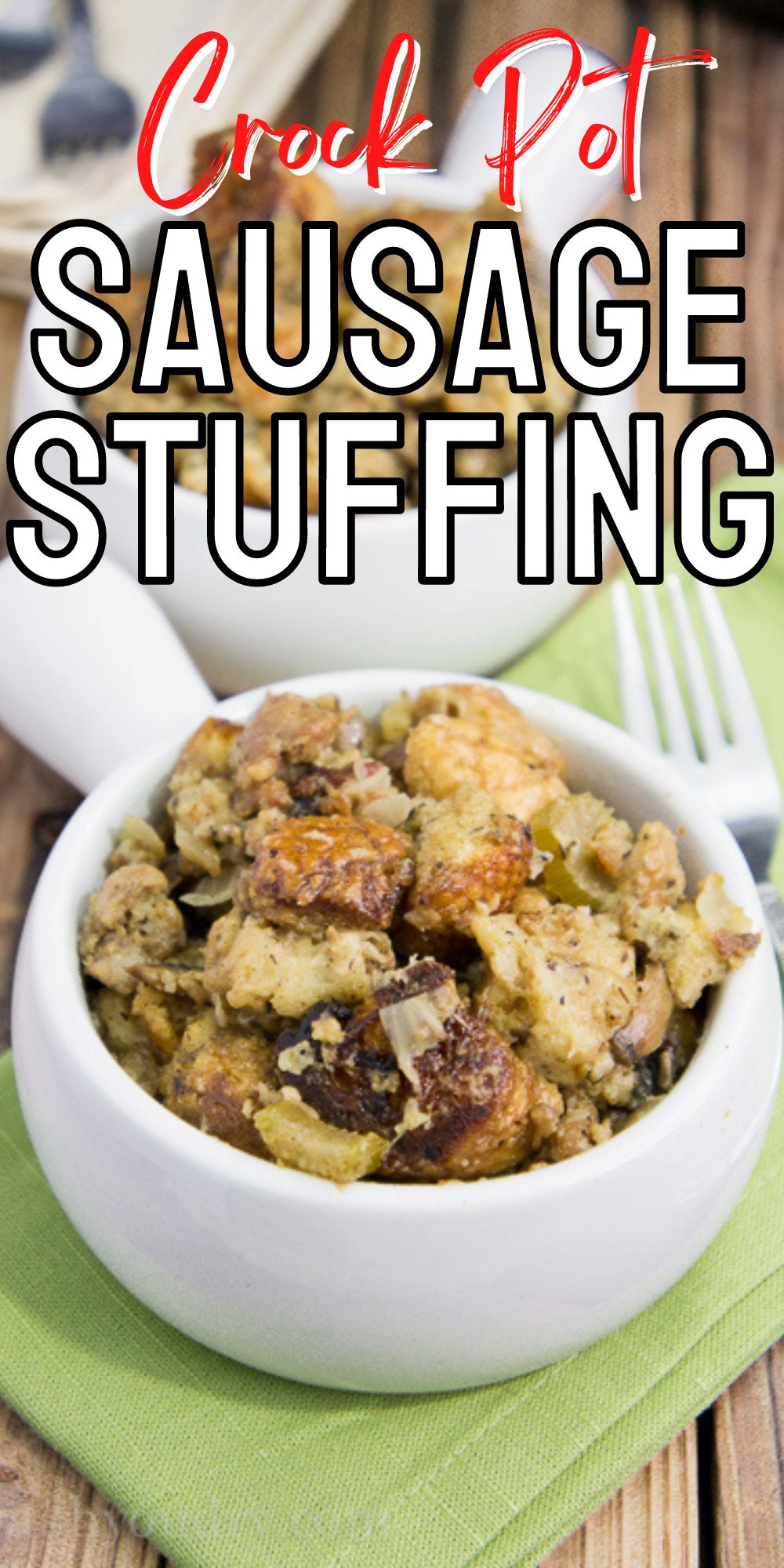 Super Easy Crock Pot Stuffing I Wash You Dry