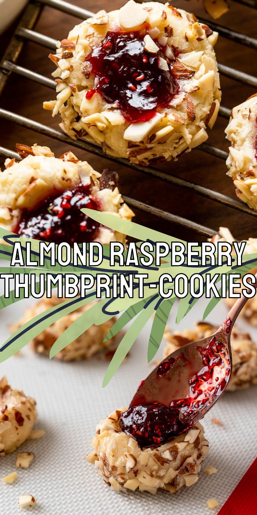 Almond Raspberry Thumbprint Cookies I Wash You Dry