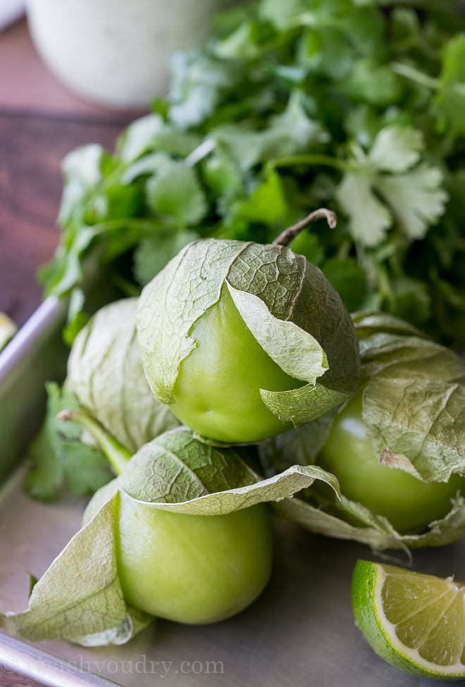 Tomatillos are the base for this Spicy Tomatillo Ranch Dressing