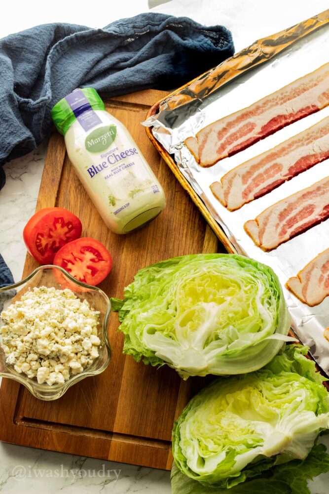 Blue Cheese Salad Wedge I Wash You Dry