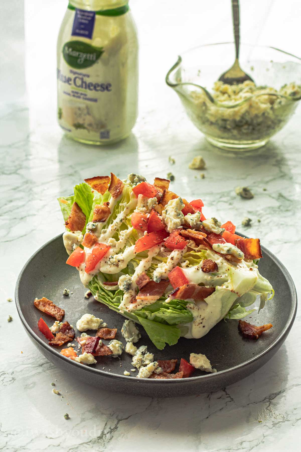 Blue Cheese Salad Wedge I Wash You Dry