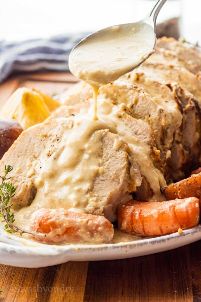 Creamy Garlic Pot Roast I Wash You Dry