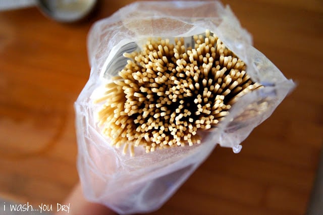 A close up of a bag of Chinese Egg Noodles