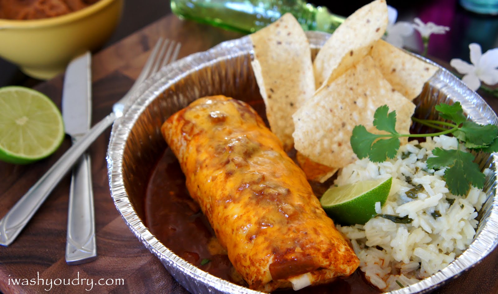 Crock Pot Smothered Beef Burritos I Wash You Dry