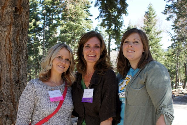 Shawn, I Wash You Dry, at Camp Blogaway 2012 with friends Diane, Created by Diane, and Krista, Budget Gourmet Mom
