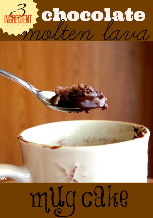 chocolate molten lava mug cake