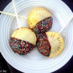 Chocolate Covered Cherry Pie Pops