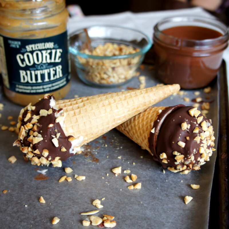 Homemade Cookie Butter Drumsticks I Wash You Dry