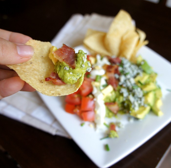 Cobbocado Guacamole is a fusion of a cobb salad and a chunky guacamole - so good!