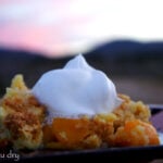 Dutch Oven Peach Cobbler