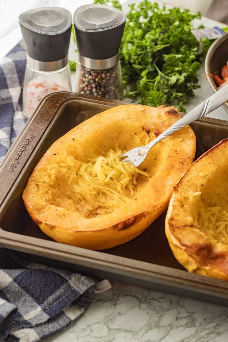 How To Cook Spaghetti Squash - I Wash You Dry