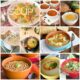 A grid of nine pictures with different soups titled " Soup for the Soul"