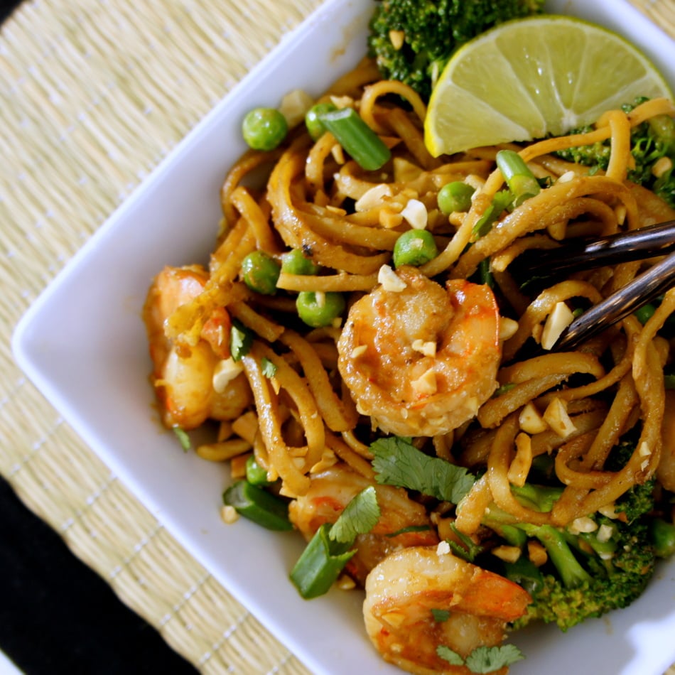 Easy Shrimp Pad Thai | I Wash You Dry