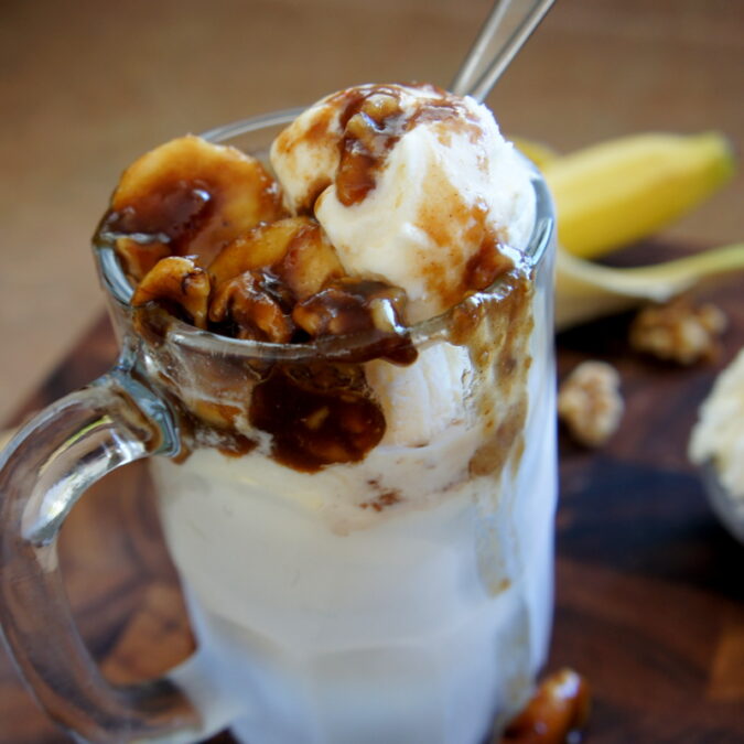 Family Friendly Banana Fosters I Wash You Dry