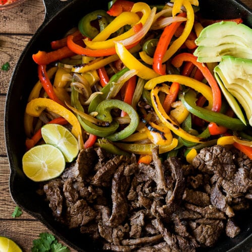 Quick Steak Fajitas - I Wash You Dry