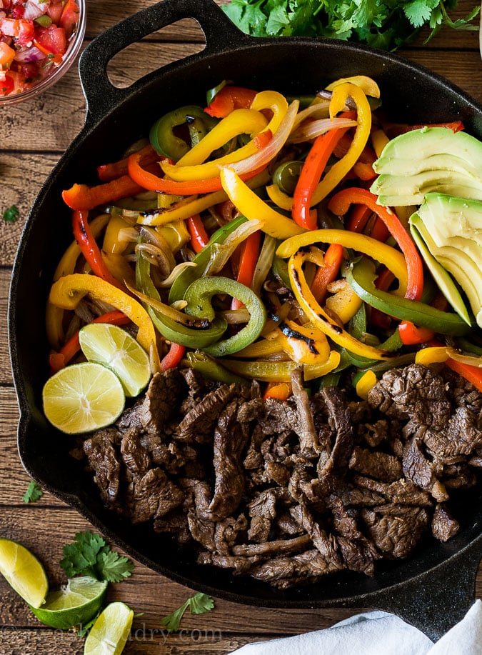 Quick Steak Fajitas I Wash You Dry 