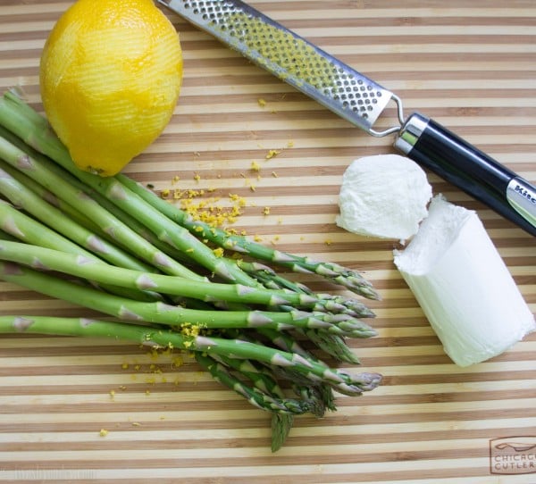 Asparagus and Goat Cheese Quiche