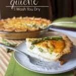 Asparagus and Goat Cheese Quiche