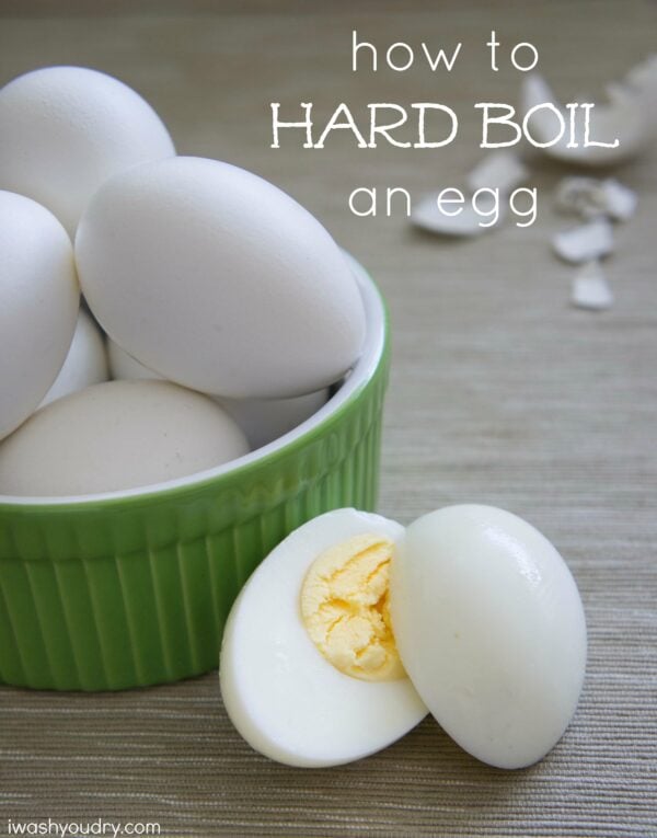 how to hard boil an egg