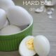 How To Hard Boil an Egg