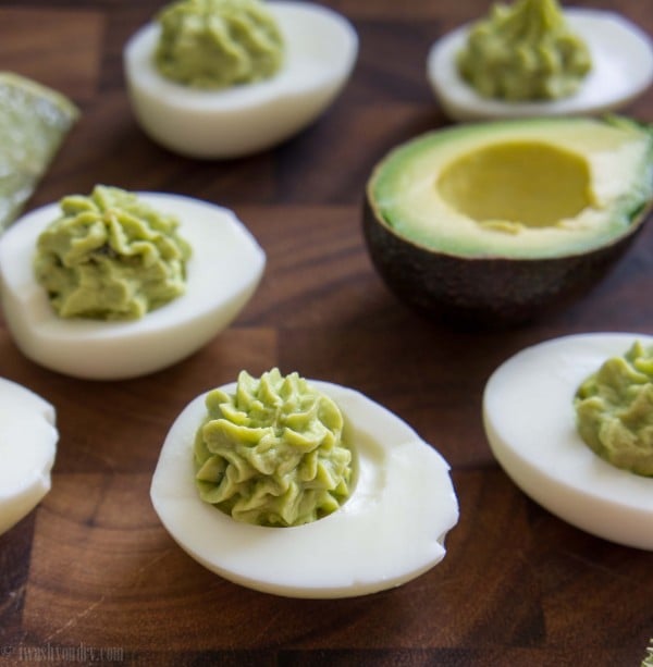 Guacamole Deviled Eggs