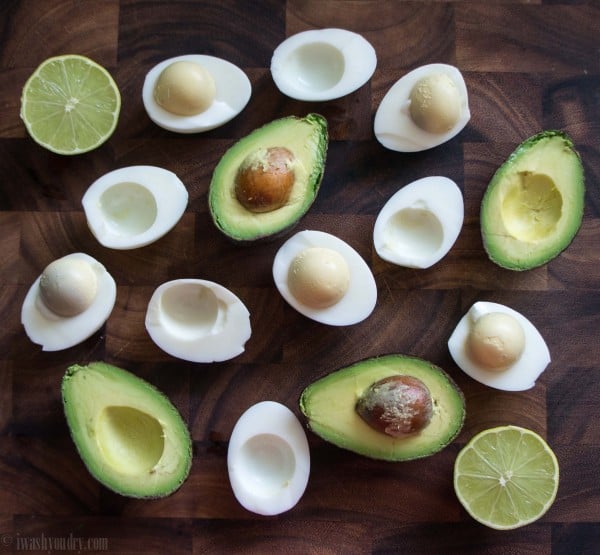 Guacamole Deviled Eggs