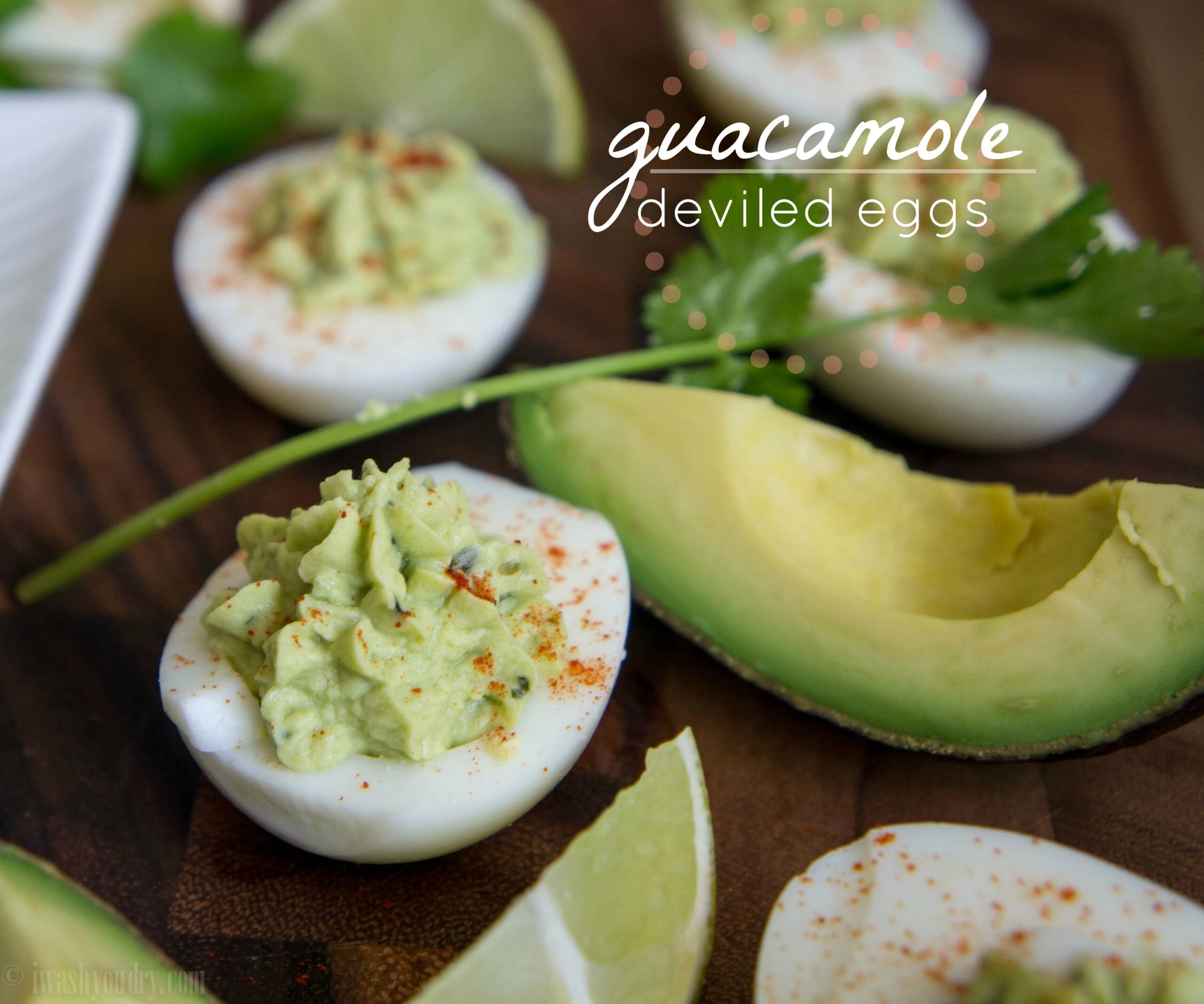 Guacamole Deviled Eggs Recipe