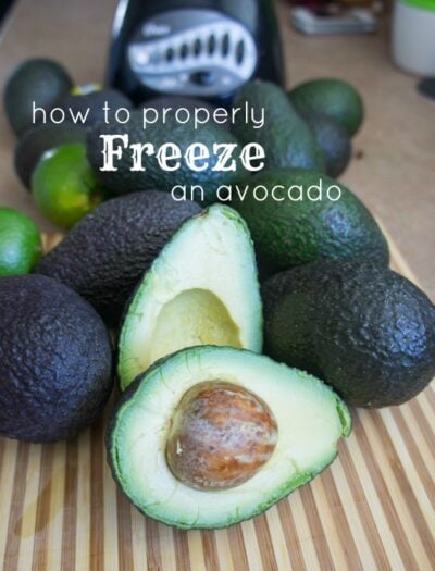 How to Properly Freeze an Avocado