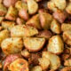 My whole family loves these super simple Parmesan Roasted Potatoes!